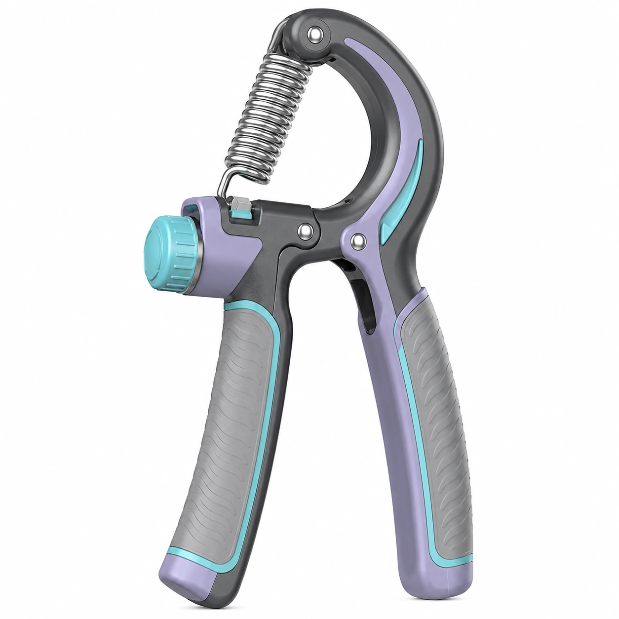 Einstellbarer Handgrifftrainer Violett Grau-furnivoxa