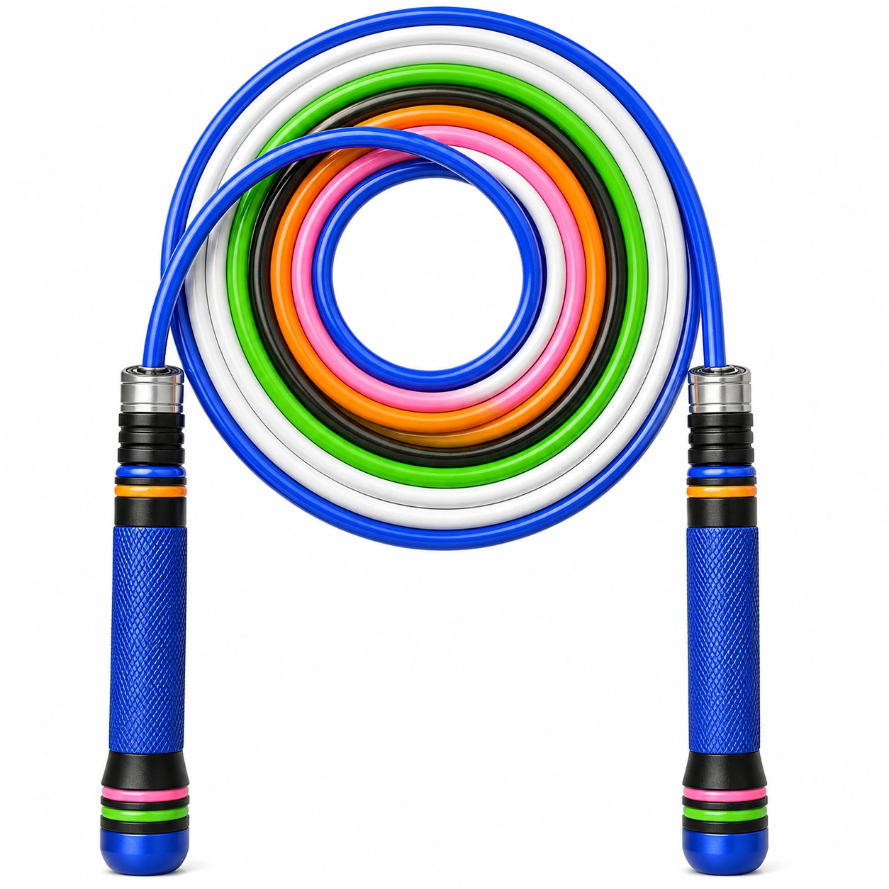 Verstellbares Springseil 300 cm Blau Bunt-furnivoxa