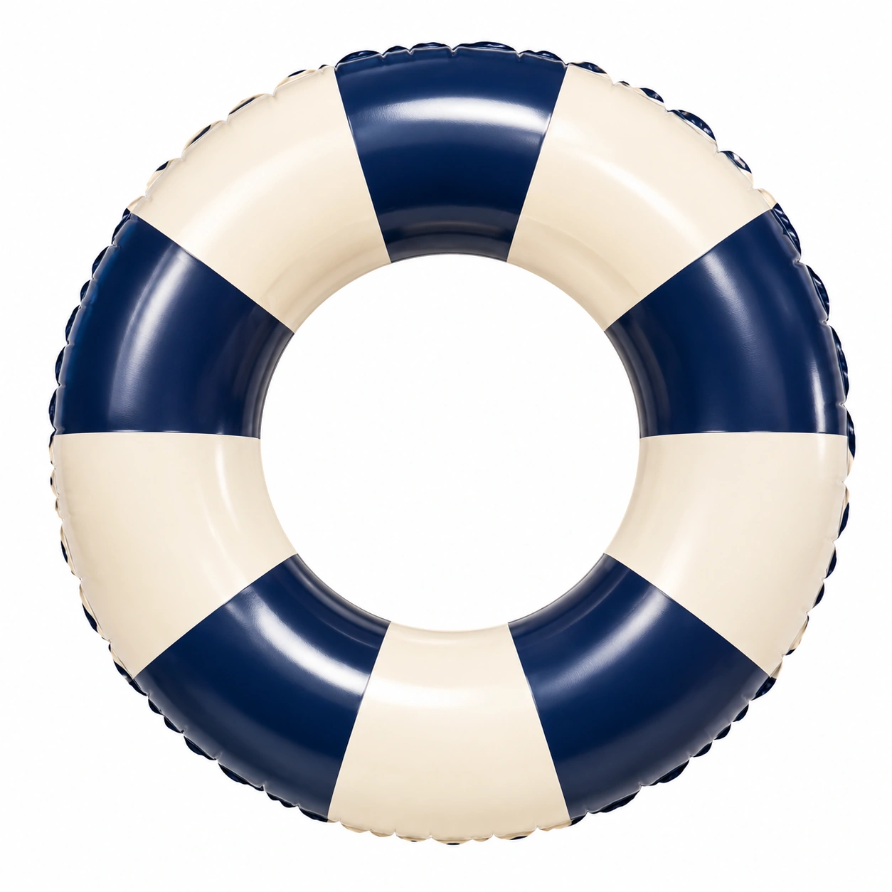 Salvagente gonfiabile a righe blu e beige-COZYL ENTRA