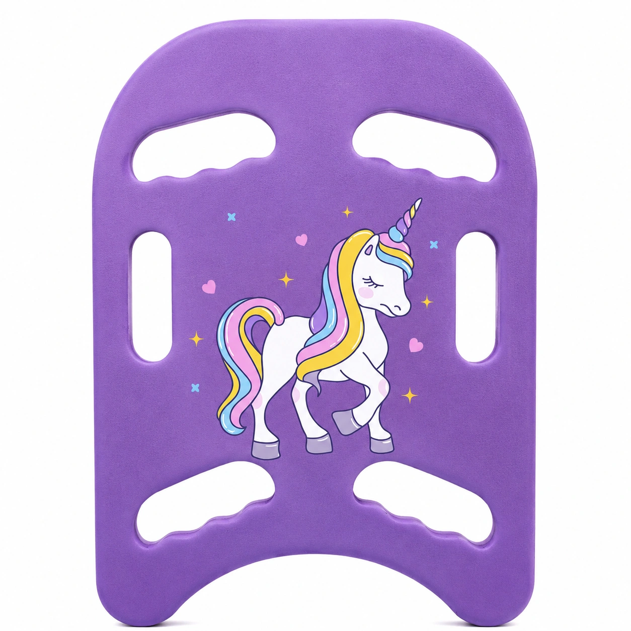 Tavola da nuoto per bambini con unicorno viola 45x30cm-room ELVANI