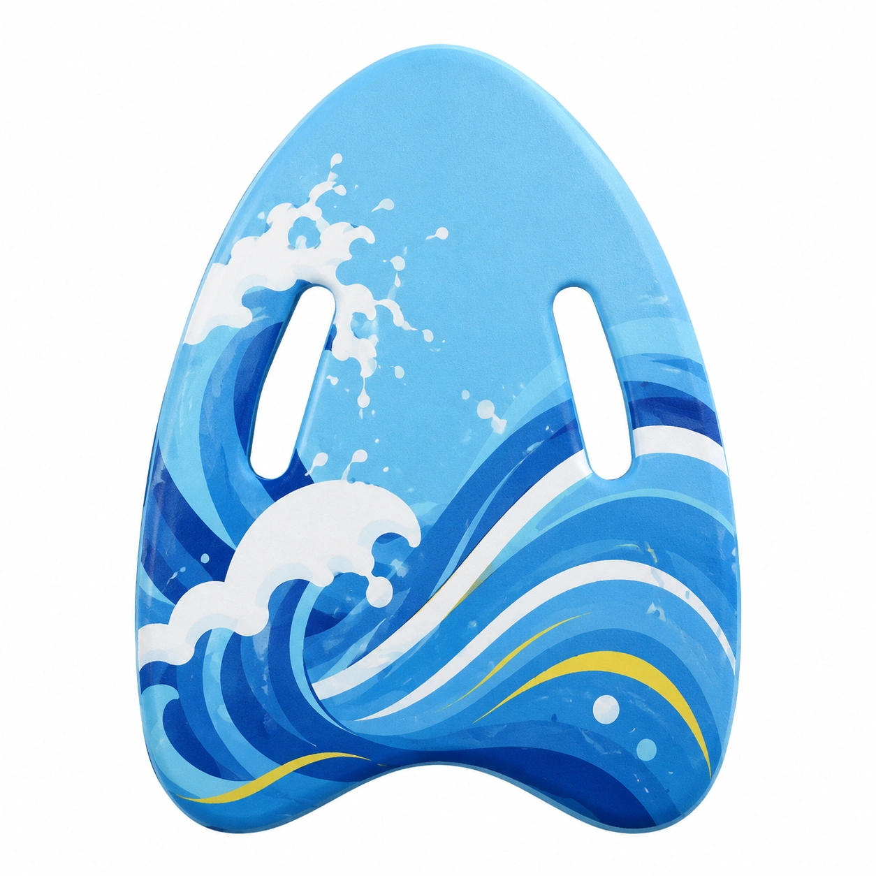 Tavola da Nuoto con Impugnature Design Onda Blu - 45x30 cm-room ELVANI