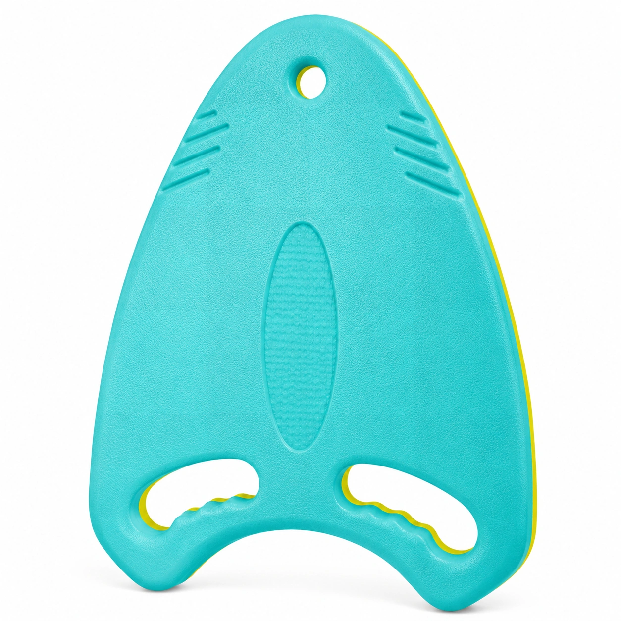 Tavoletta da nuoto galleggiante ergonomica turchese e gialla-room ELVANI
