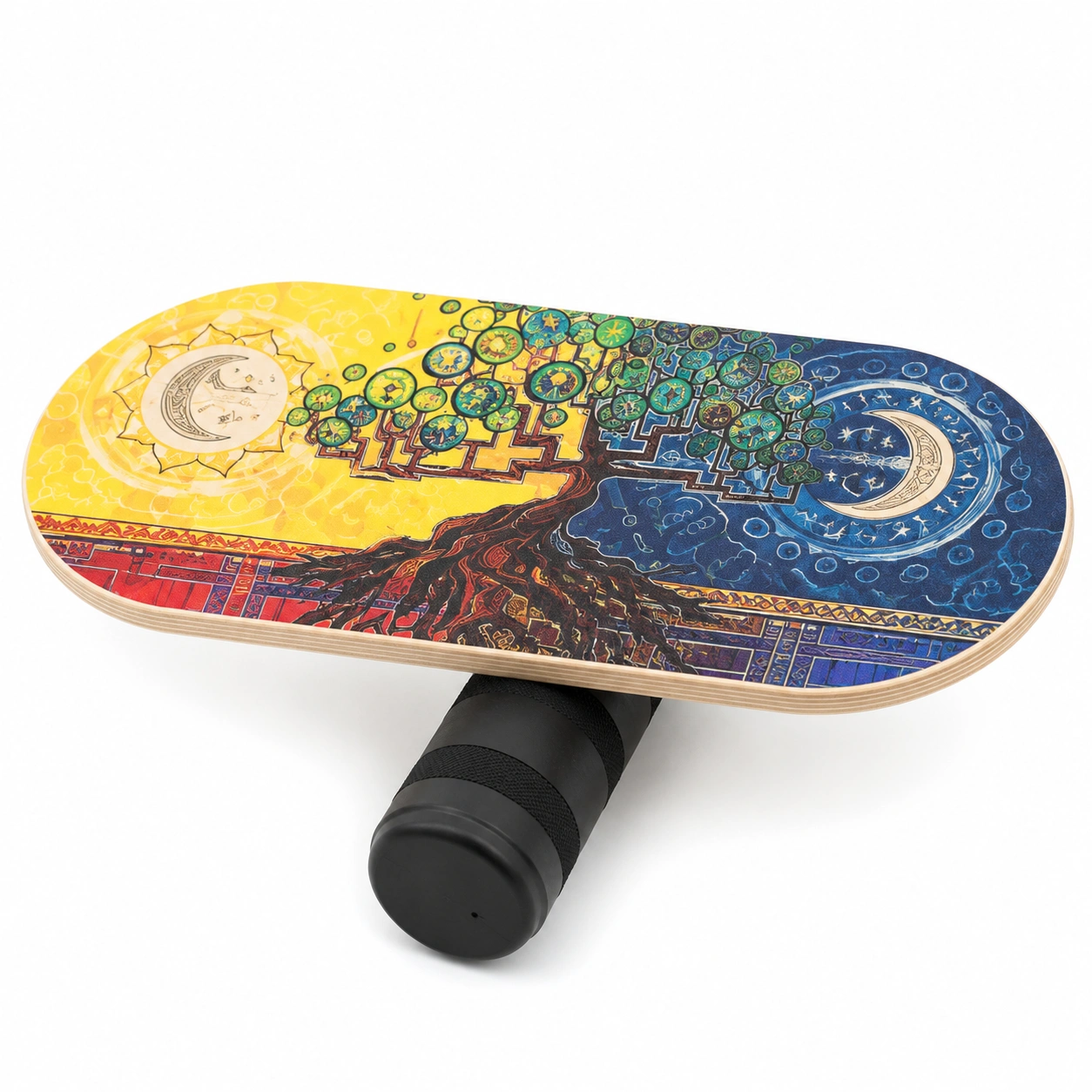 Balance Board Artistica per Allenamento - Sole e Luna-room ELVANI