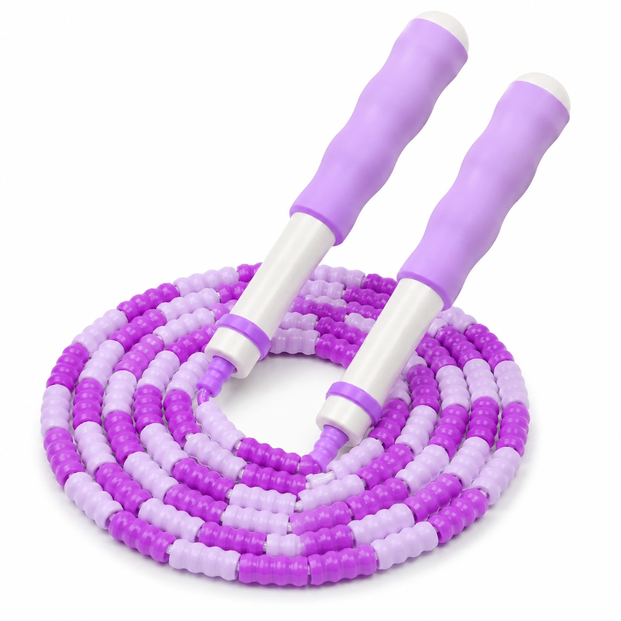 Corda per Saltare con Perline Viola/Lilla, 280cm-room ELVANI