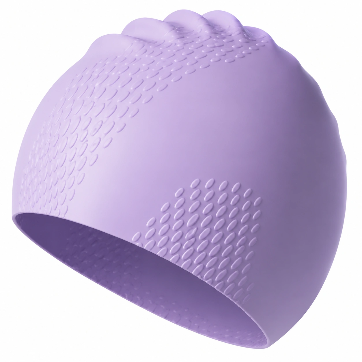 Cuffia da Nuoto in Silicone Antiscivolo Lilla-room ELVANI
