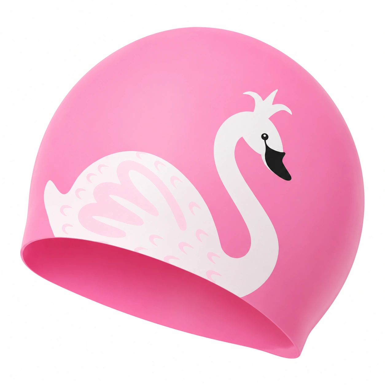 Cuffia Nuoto Bambini Rosa con Cigno-room ELVANI