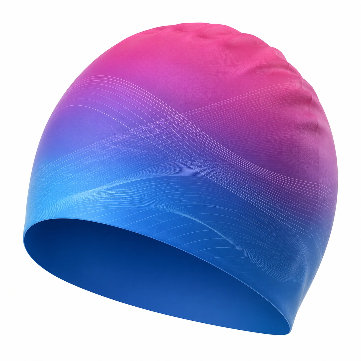Cuffia da Nuoto in Silicone Multicolore Rosa/Blu-room ELVANI