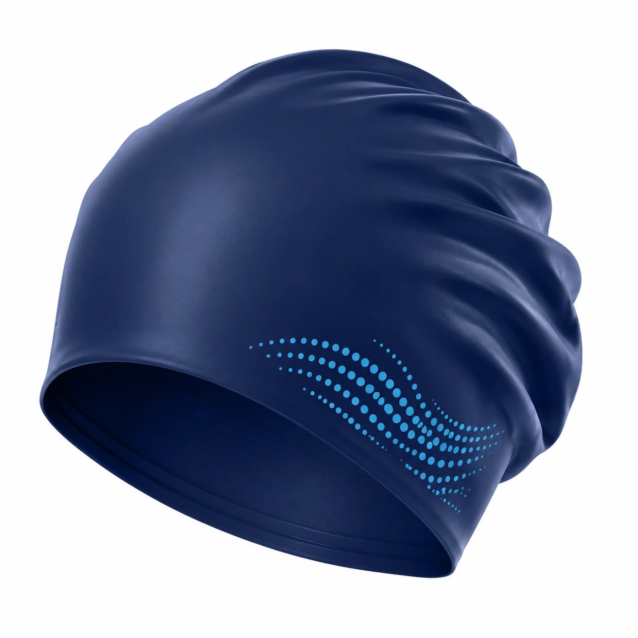 Cuffia da Nuoto in Silicone Antiscivolo Blu con Design Ergonomico-room ELVANI