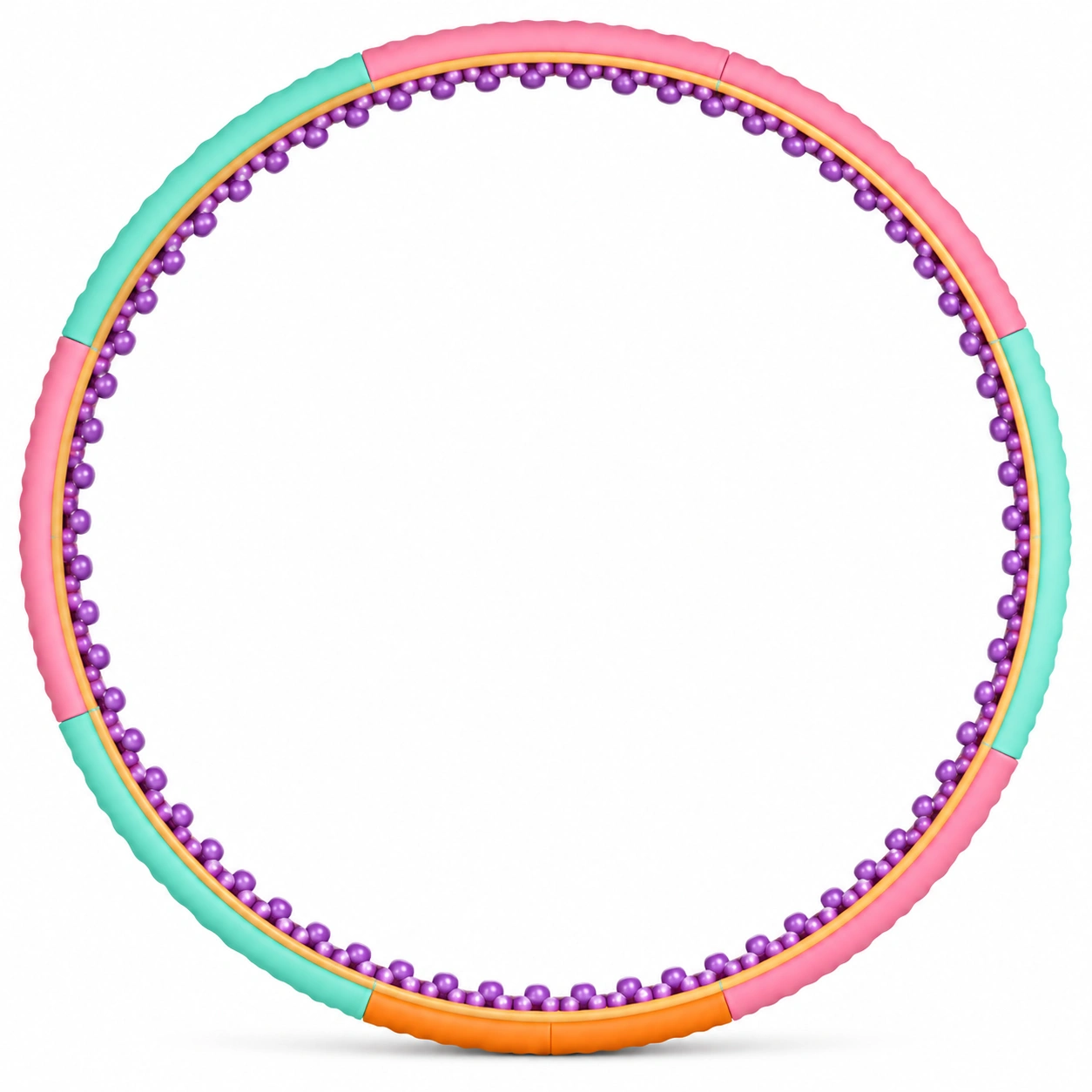 Hoop Massaggiante Multicolore 100cm per Esercizi-room ELVANI