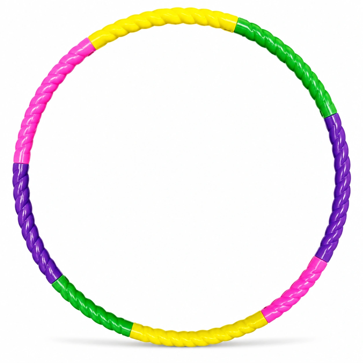 Hula Hoop Fitness Smontabile Multicolore 90 cm-room ELVANI