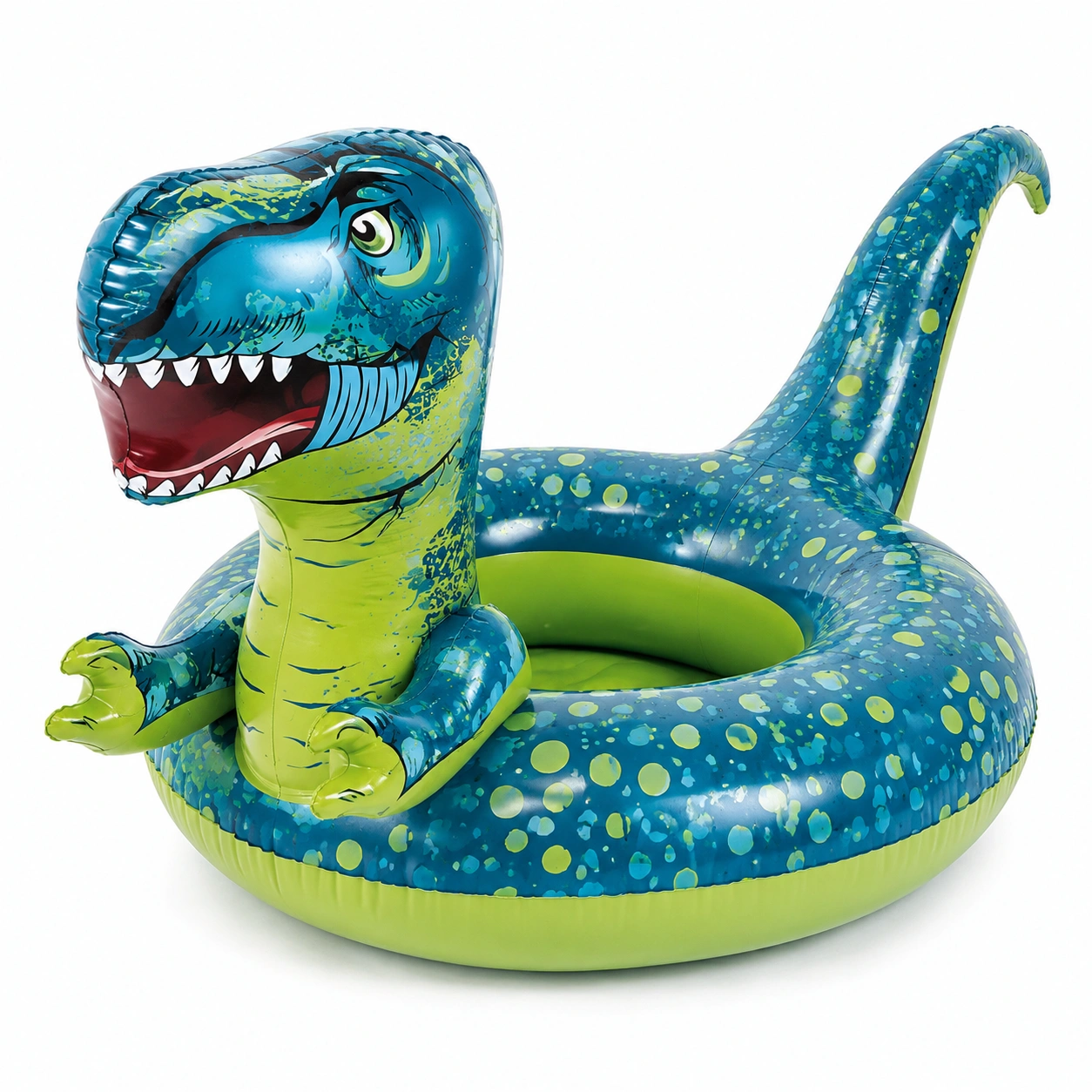 Gonfiabile Dinosauro per Bambini Blu/Verde 100 cm-room ELVANI