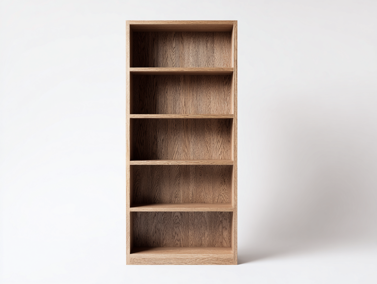 Librerie-Legno-72x32x180 cm-legno naturale-design aperto-Lizolyhaven