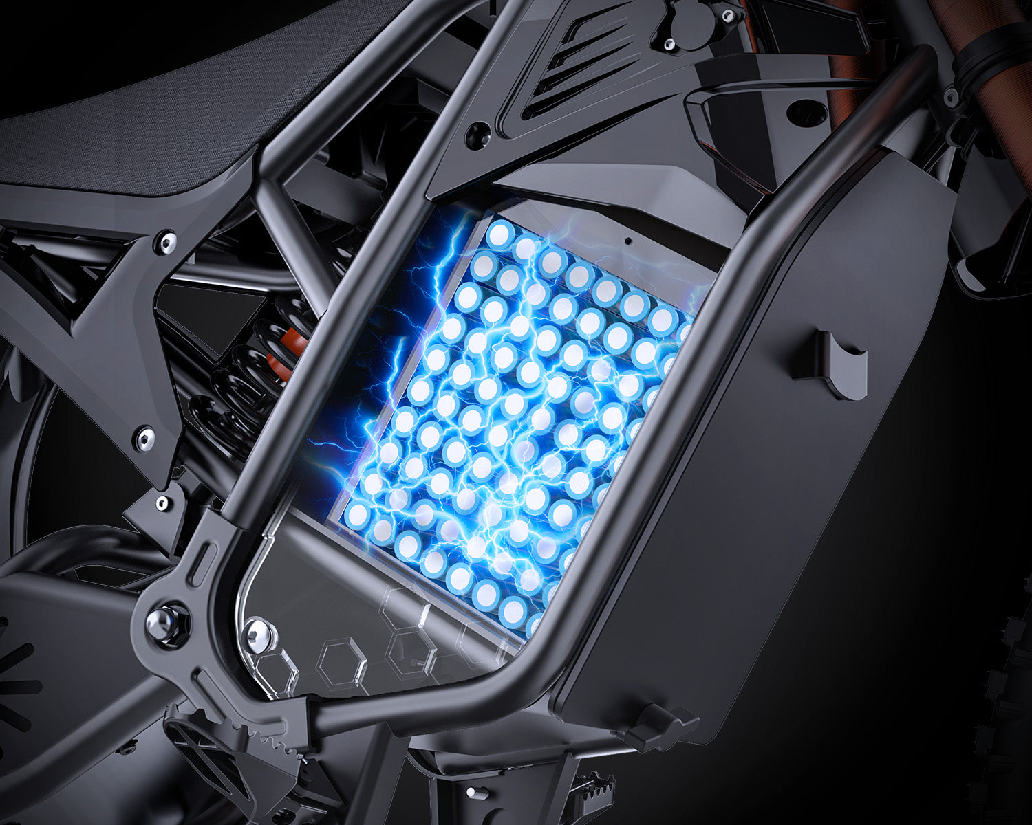 QNUT EDB001 Off-Road Electric Motorbike