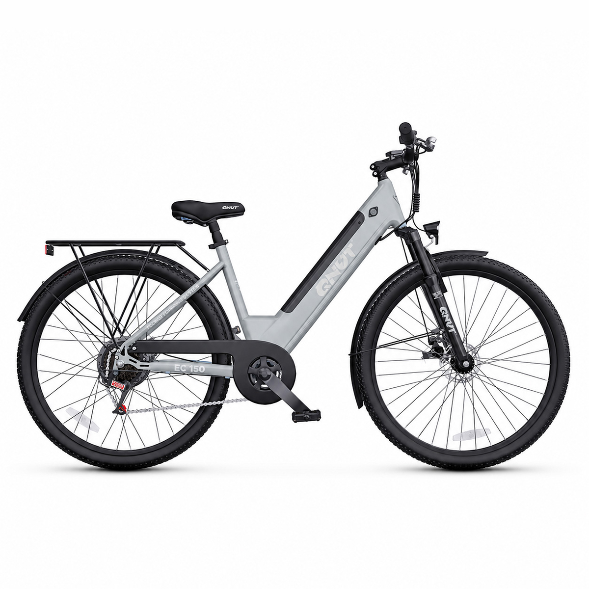 Qnut EC150 Electric Bike 350W Motor 20 MPH Max Speed 48V 10.4Ah battery 25-50 Miles Max Range