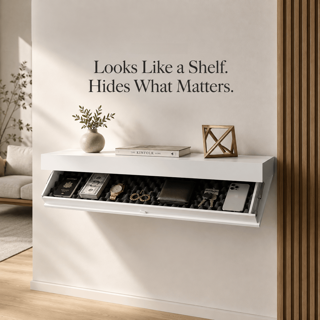 Tuckix™ Hidden NFC Storage Shelf
