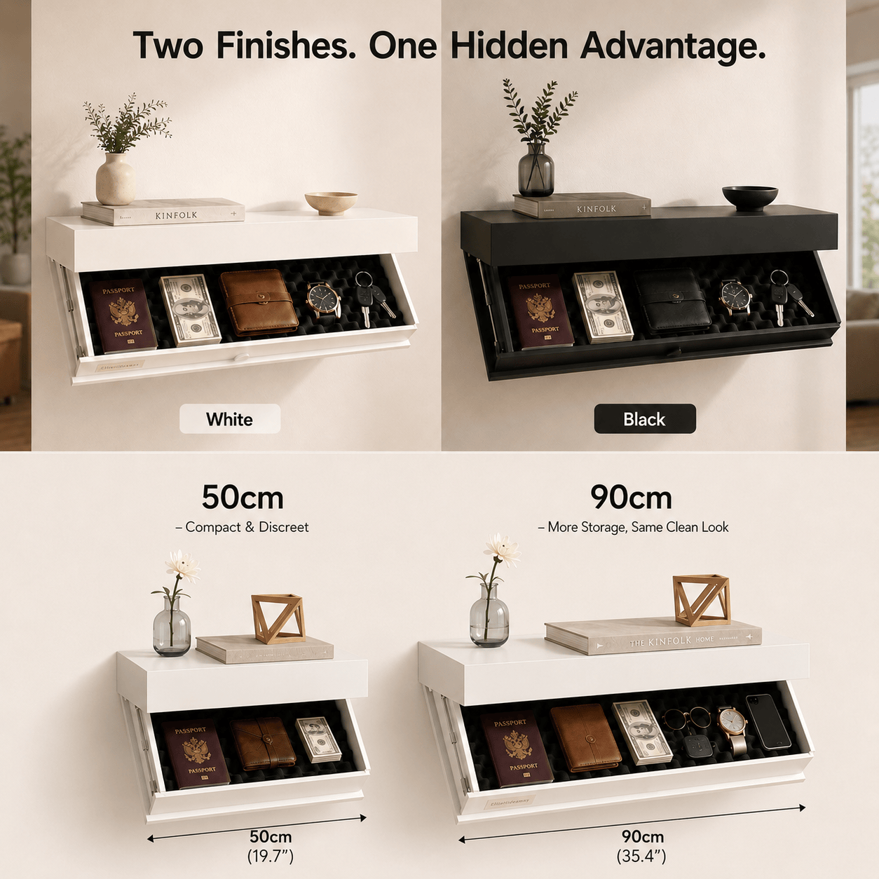 Tuckix™ Hidden NFC Storage Shelf