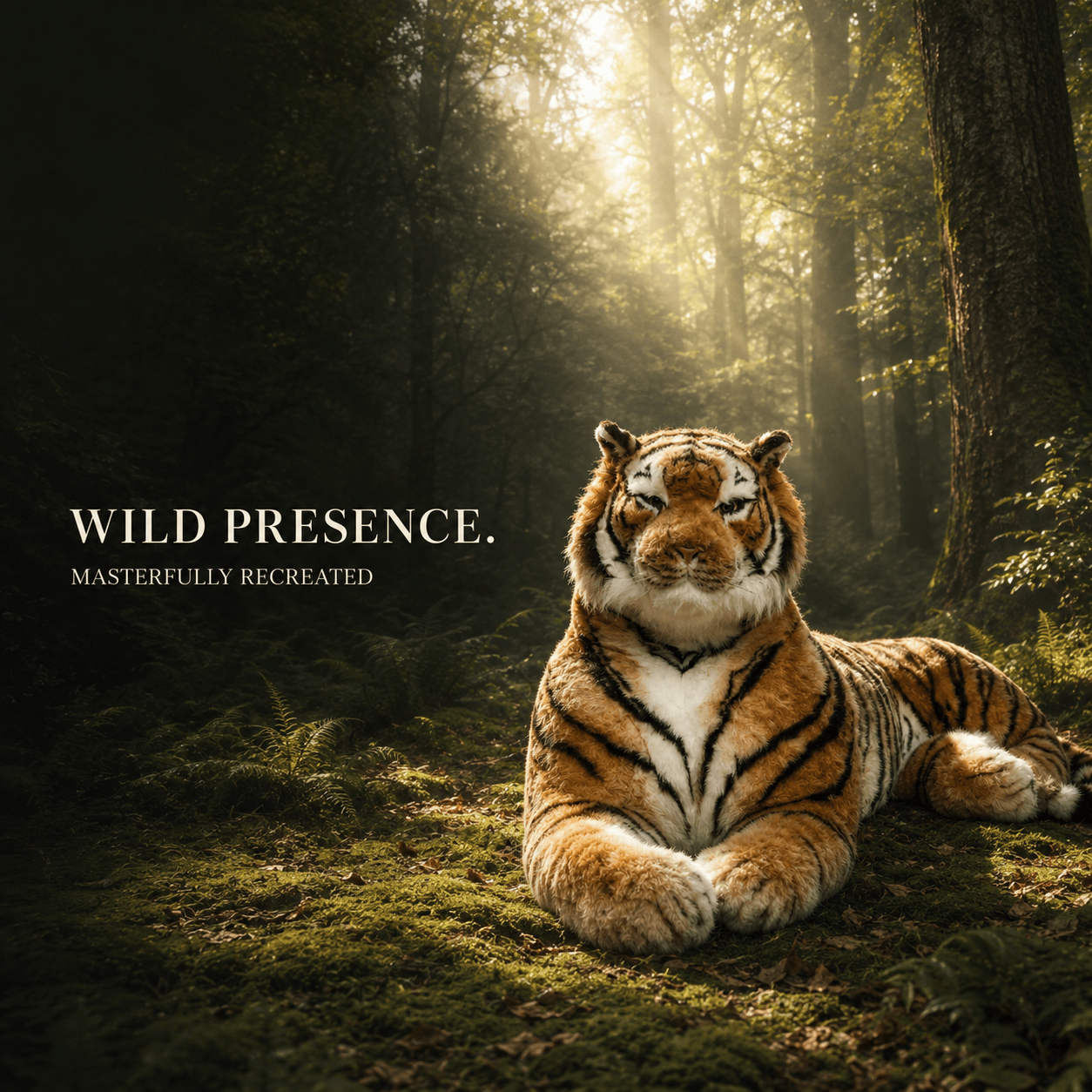 Life-Size Bengal Tiger Plush