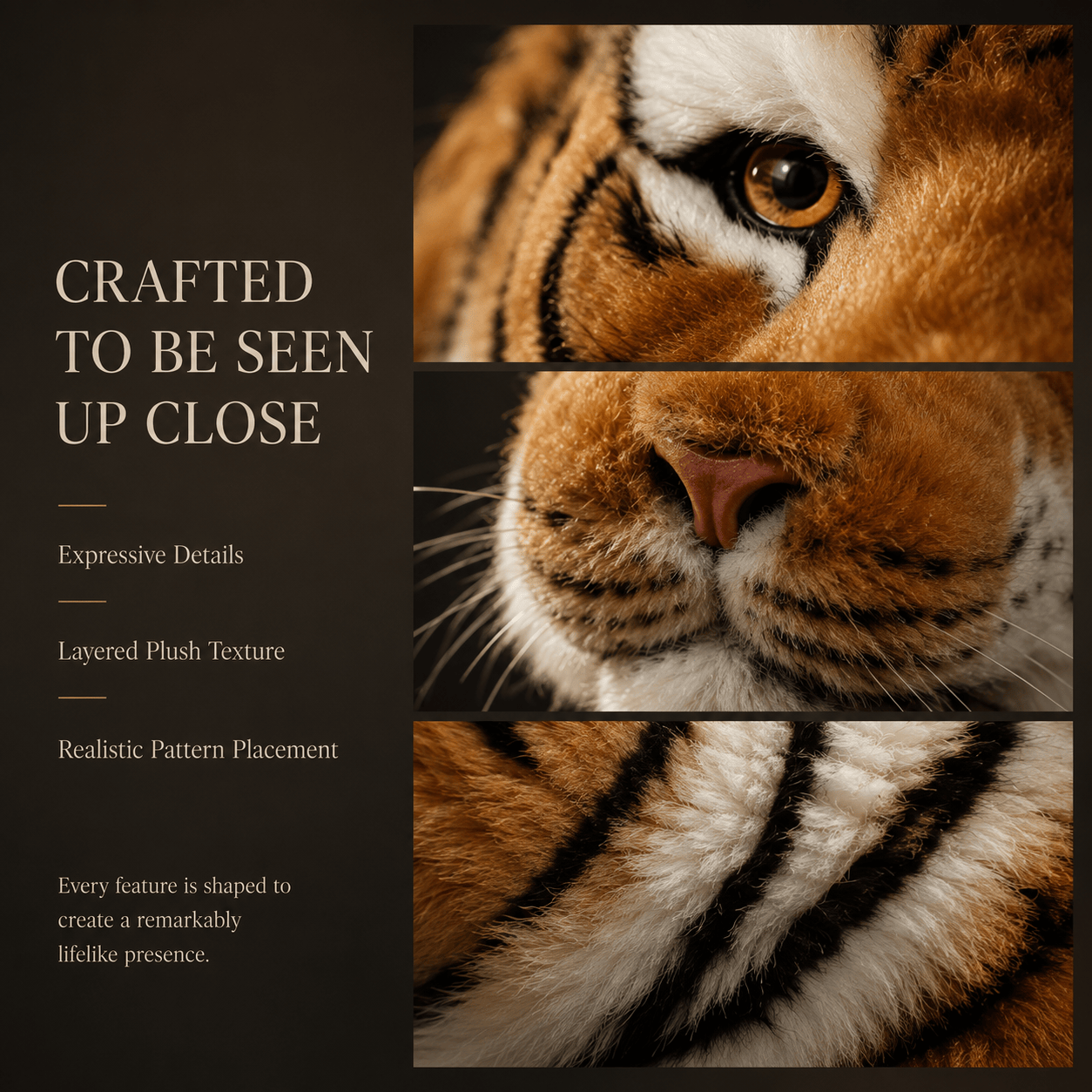 Life-Size Bengal Tiger Plush