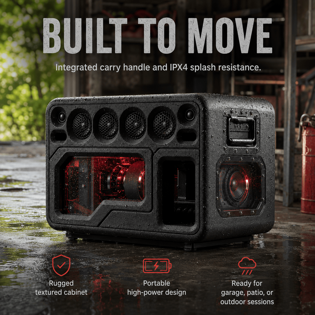 PAD SOUND X8 ARRAY 160W Wide-Stage Bass Speaker