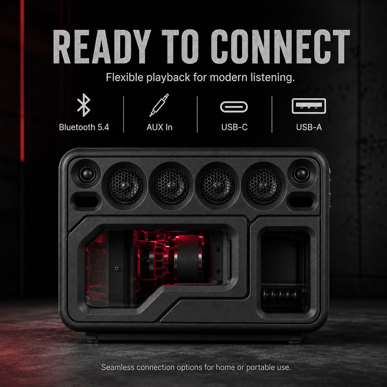 PAD SOUND X8 ARRAY 160W Wide-Stage Bass Speaker
