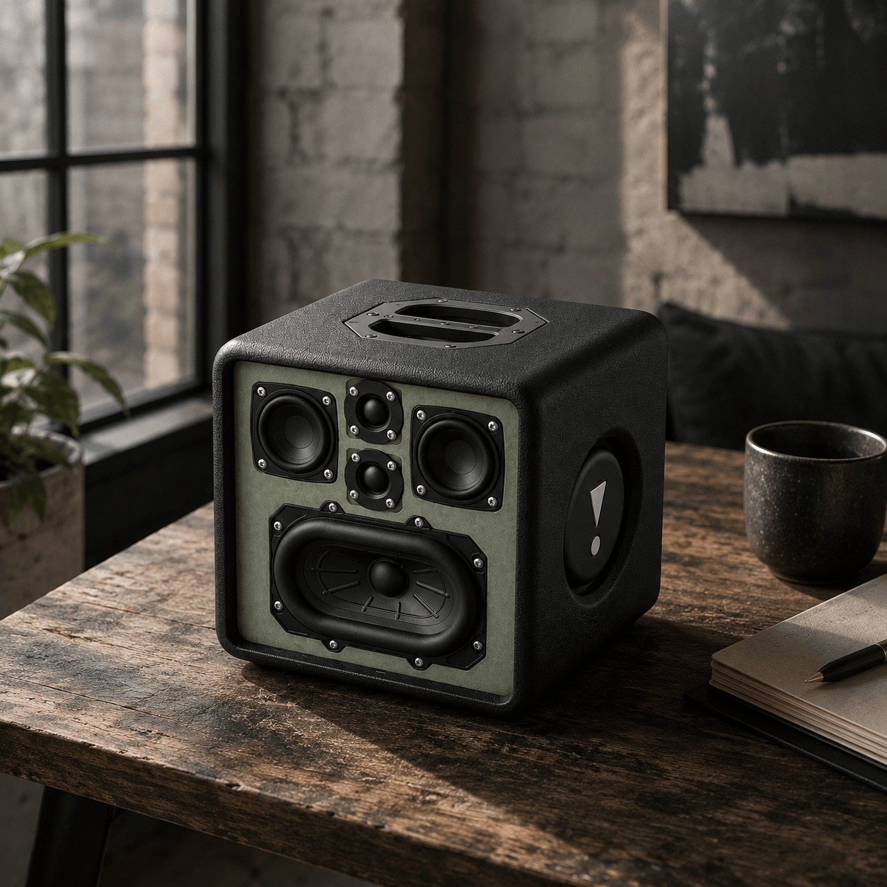 PAD SOUND CUBE — Compact Power Bluetooth Speaker