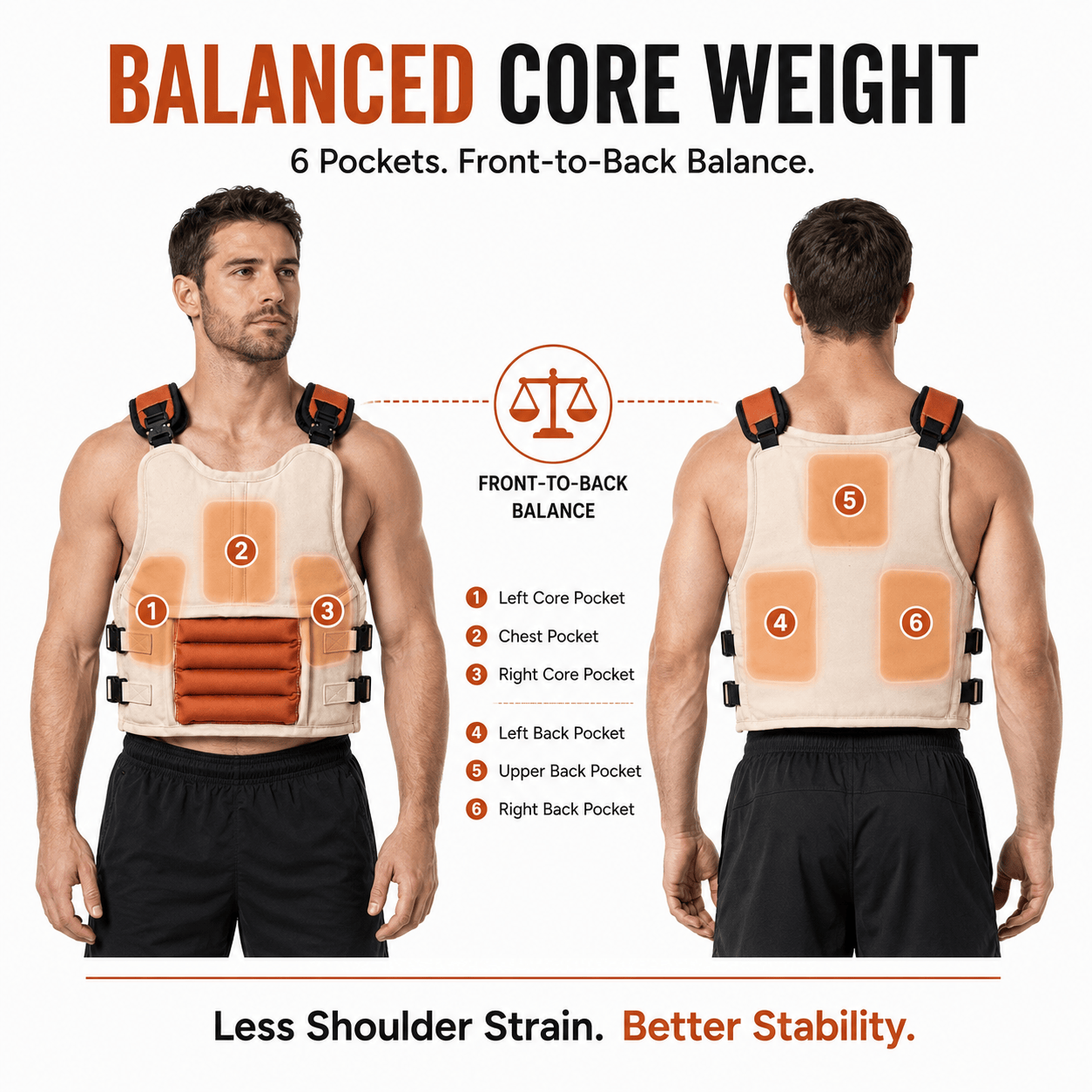 MODOESHOP™ Adjustable Weighted Vest