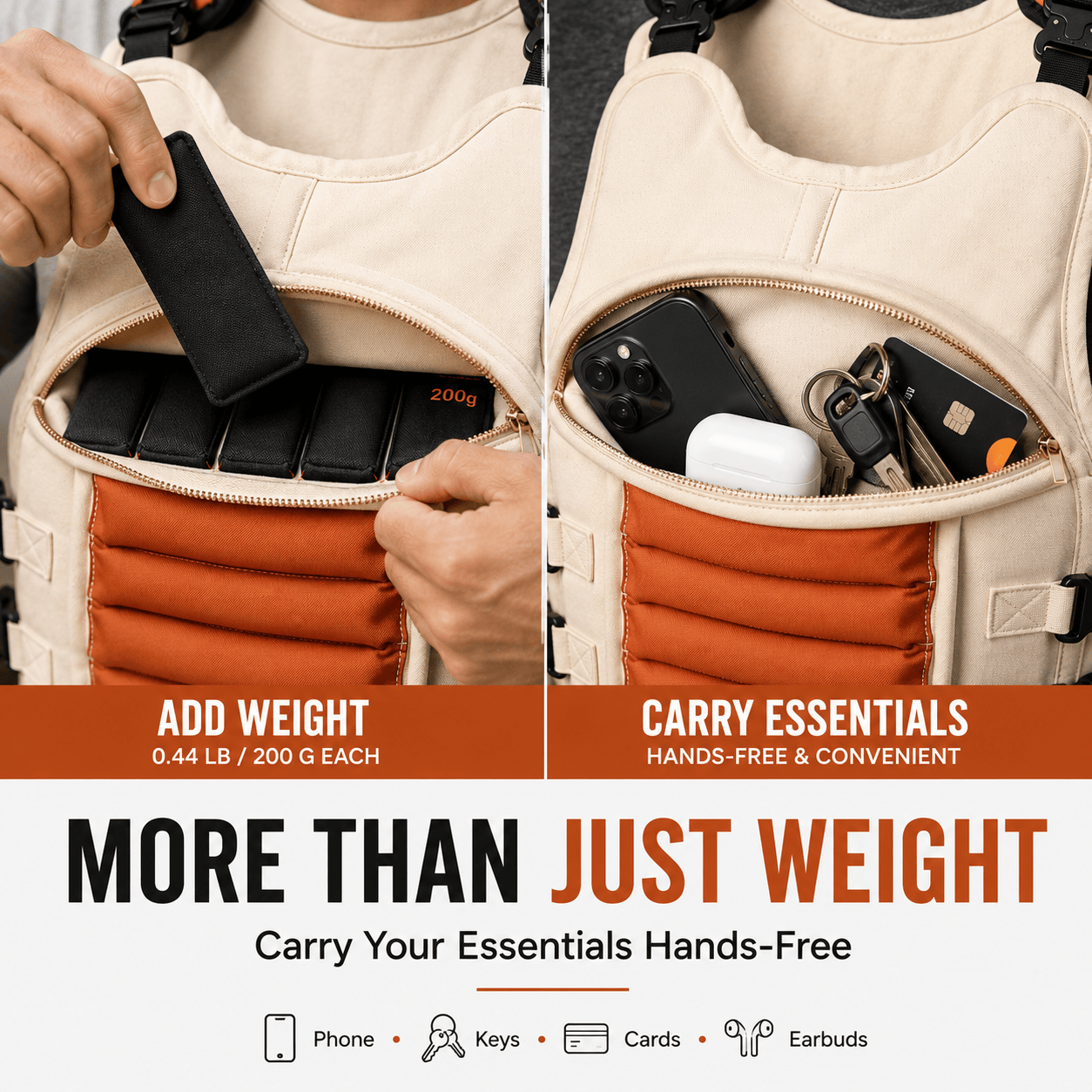 MODOESHOP™ Adjustable Weighted Vest