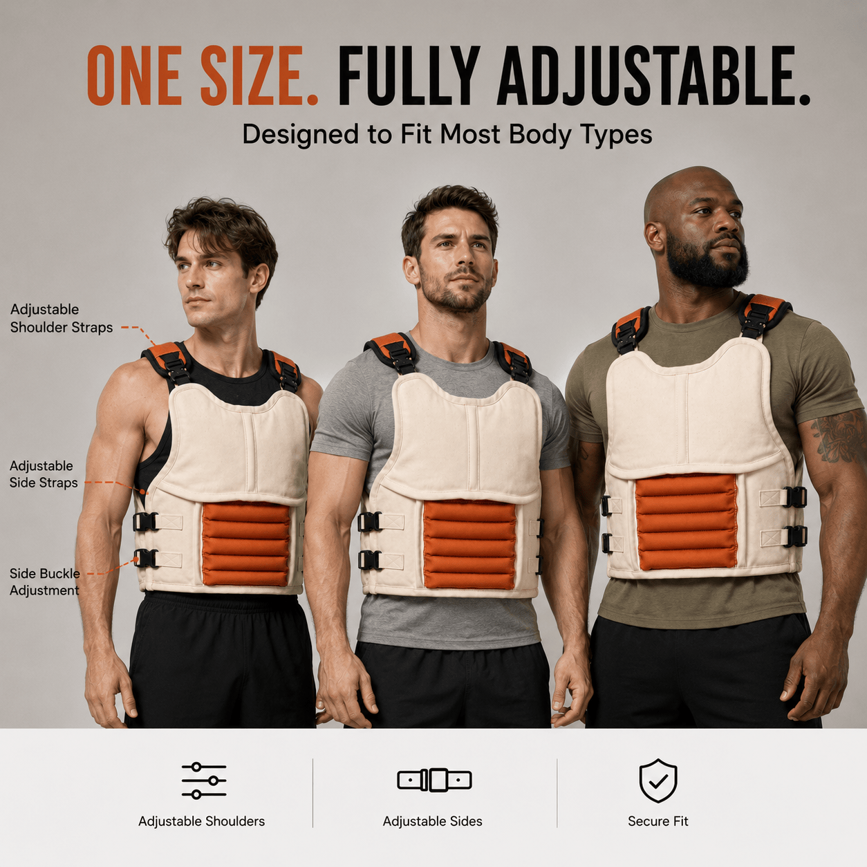 MODOESHOP™ Adjustable Weighted Vest