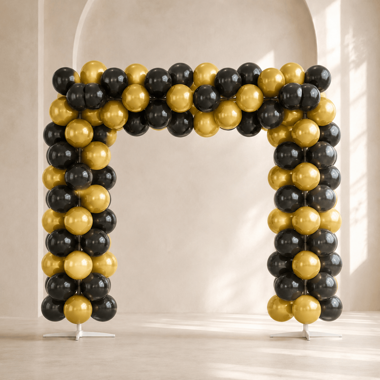 Luxury Black & Gold Balloon Arch Kit