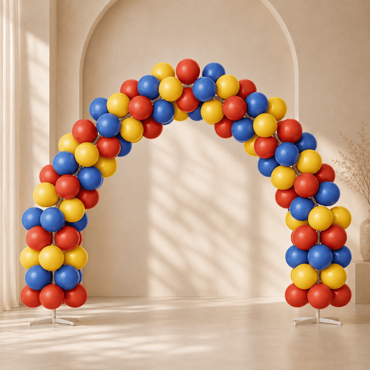 Vibrant Carnival Balloon Arch Stand Kit