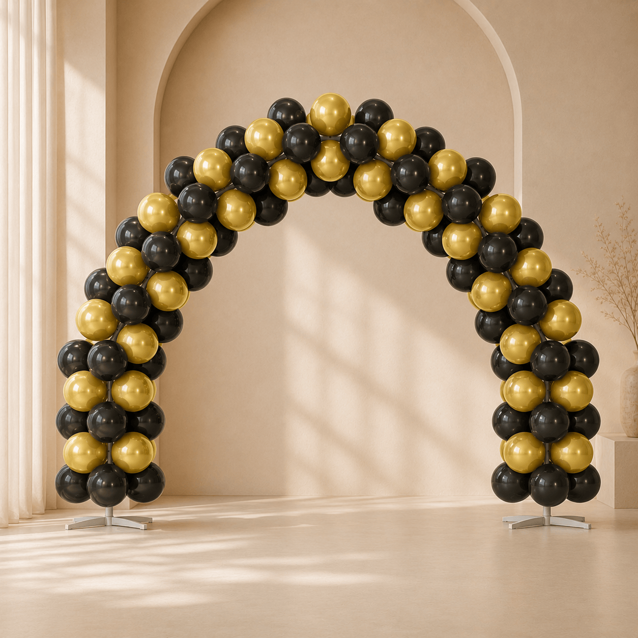 Luxury Black & Gold Balloon Arch Kit