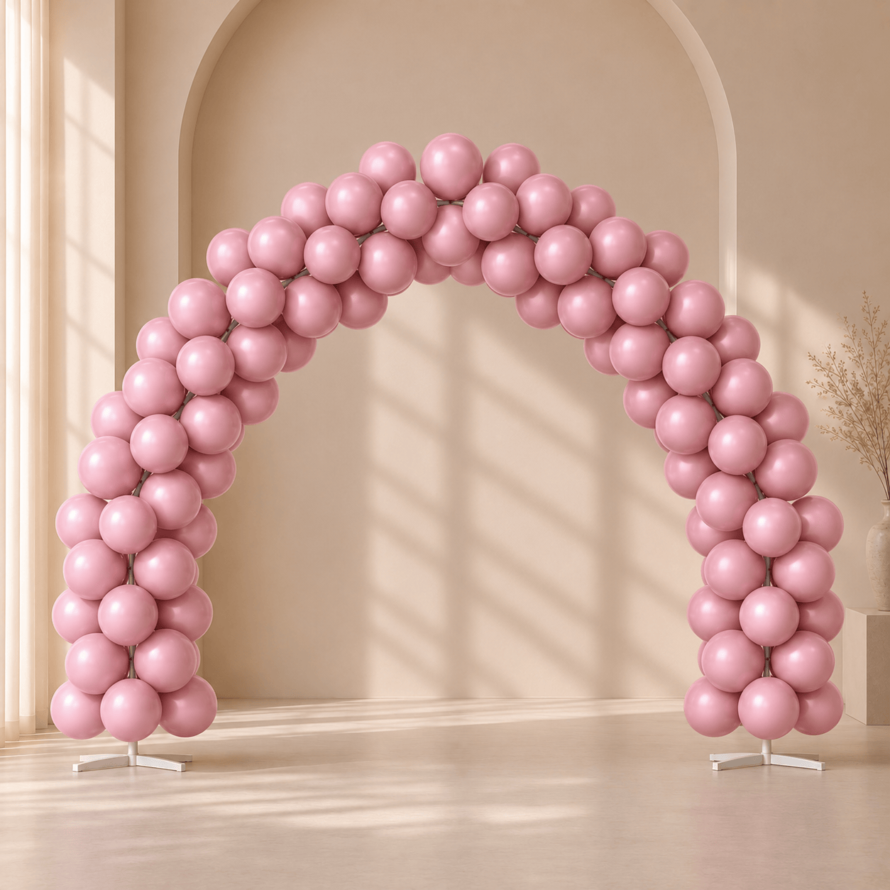 Soft Mist Dusty Pink Balloon Arch Kit