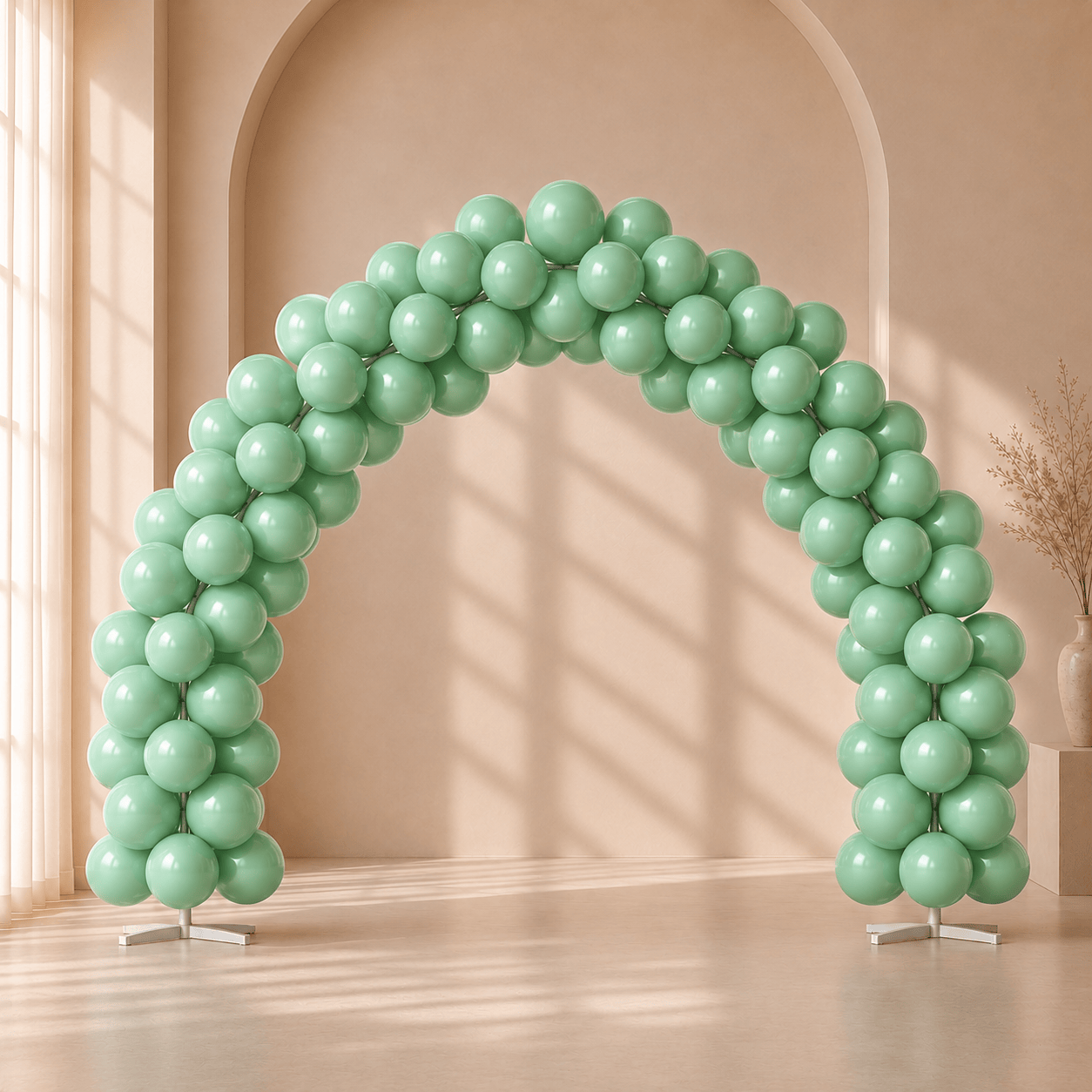 Christmas All Green Balloon Arch Decoration Set
