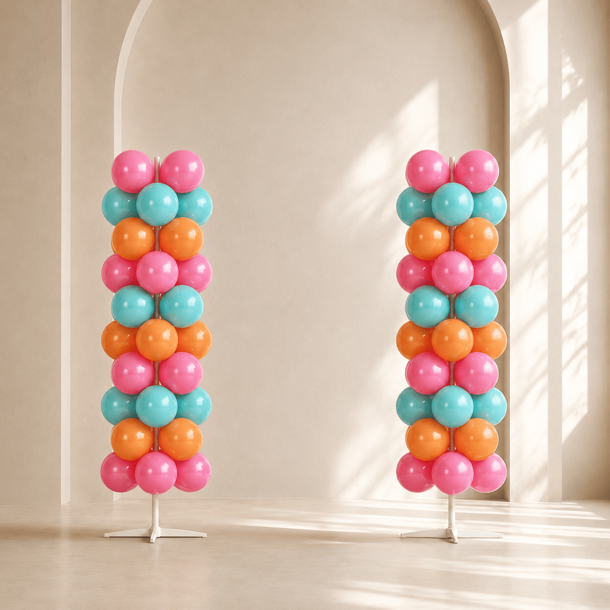 Bohemian Style Contrast Color Balloon Arch Decoration Set