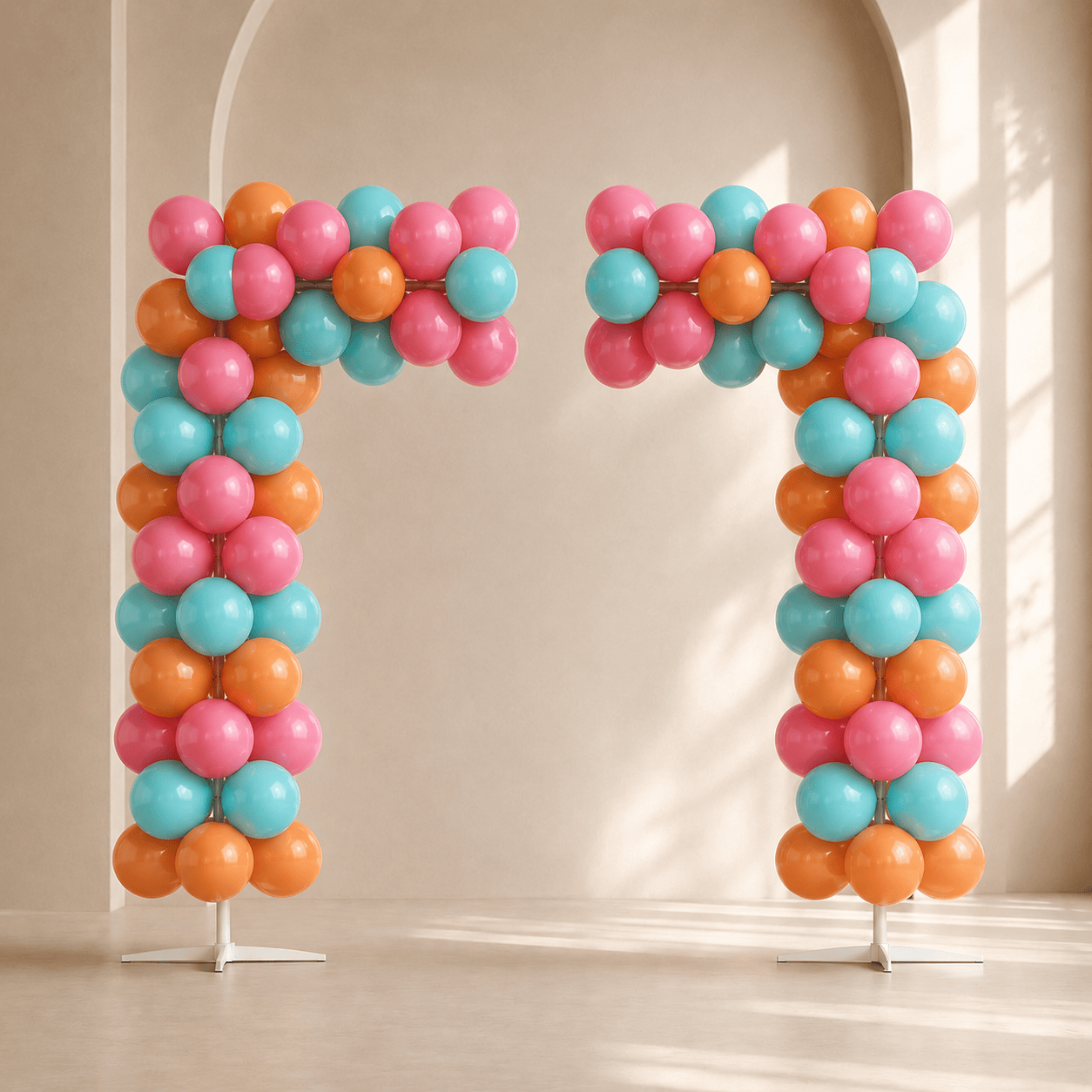 Bohemian Style Contrast Color Balloon Arch Decoration Set