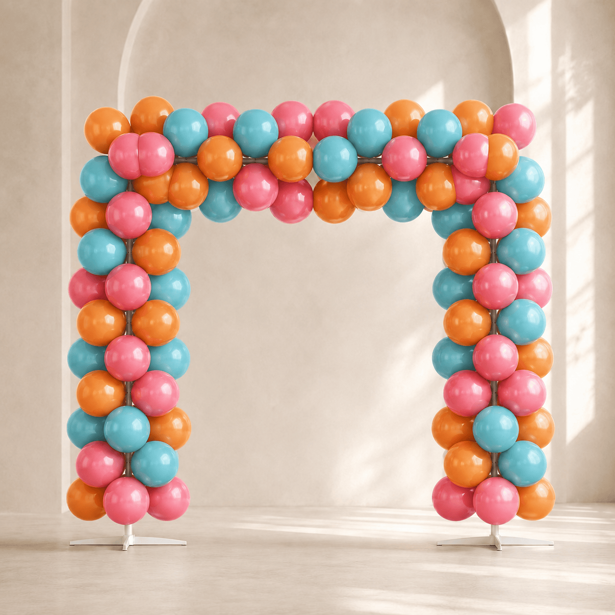 Bohemian Style Contrast Color Balloon Arch Decoration Set