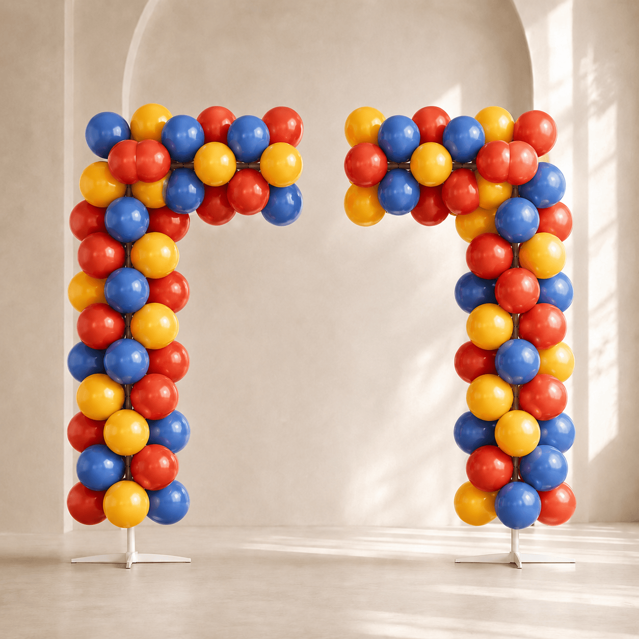 Vibrant Carnival Balloon Arch Stand Kit