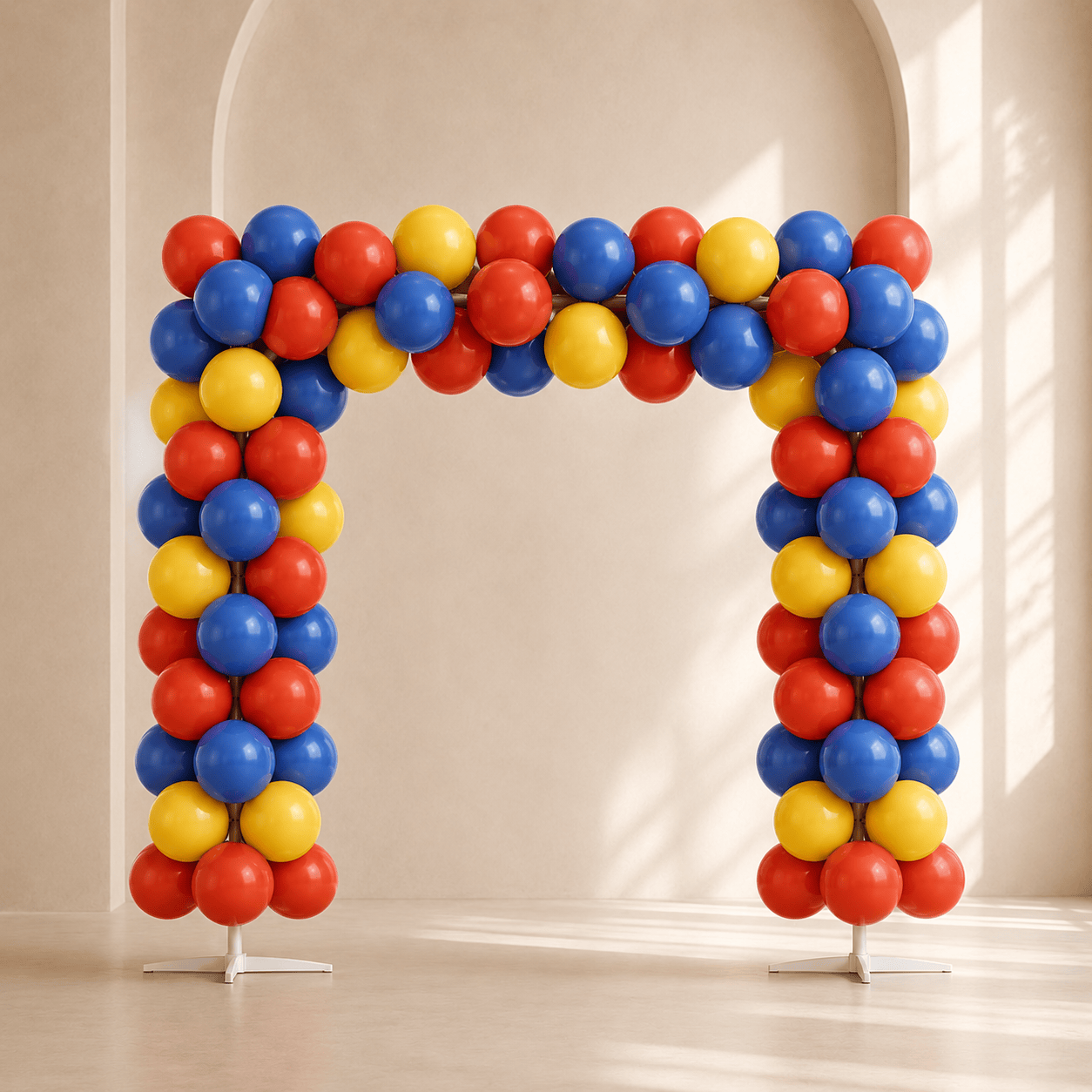 Vibrant Carnival Balloon Arch Stand Kit