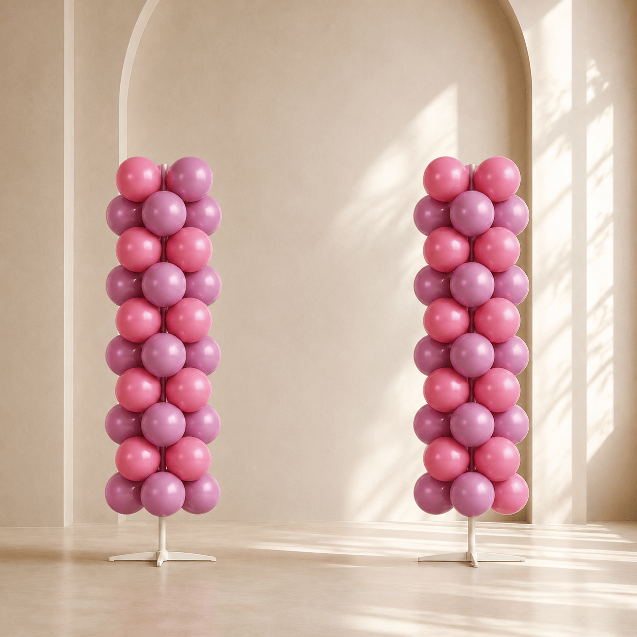 Deep Rose Gradient Balloon Arch Kit