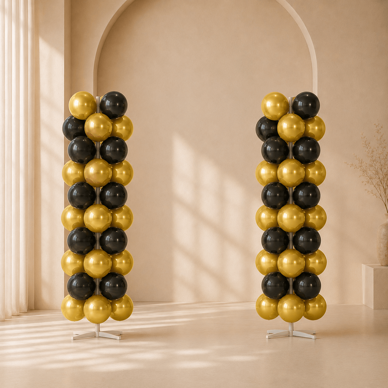 Luxury Black & Gold Balloon Arch Kit