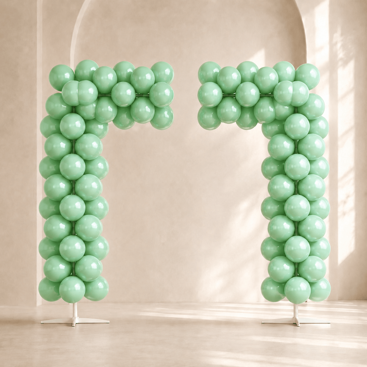 Christmas All Green Balloon Arch Decoration Set