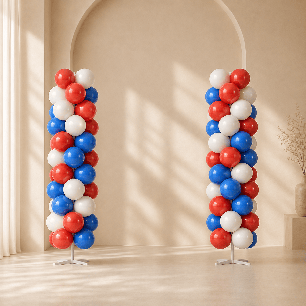 Fourth of July Balloon Arch Decoration Set