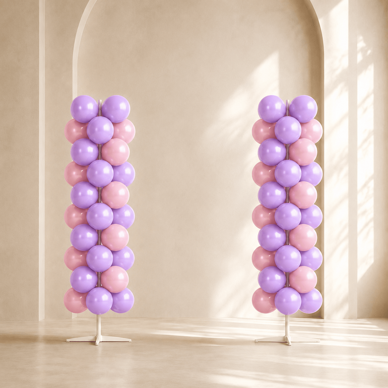 Pink Birthday Bash Balloon Arch Decoration Set