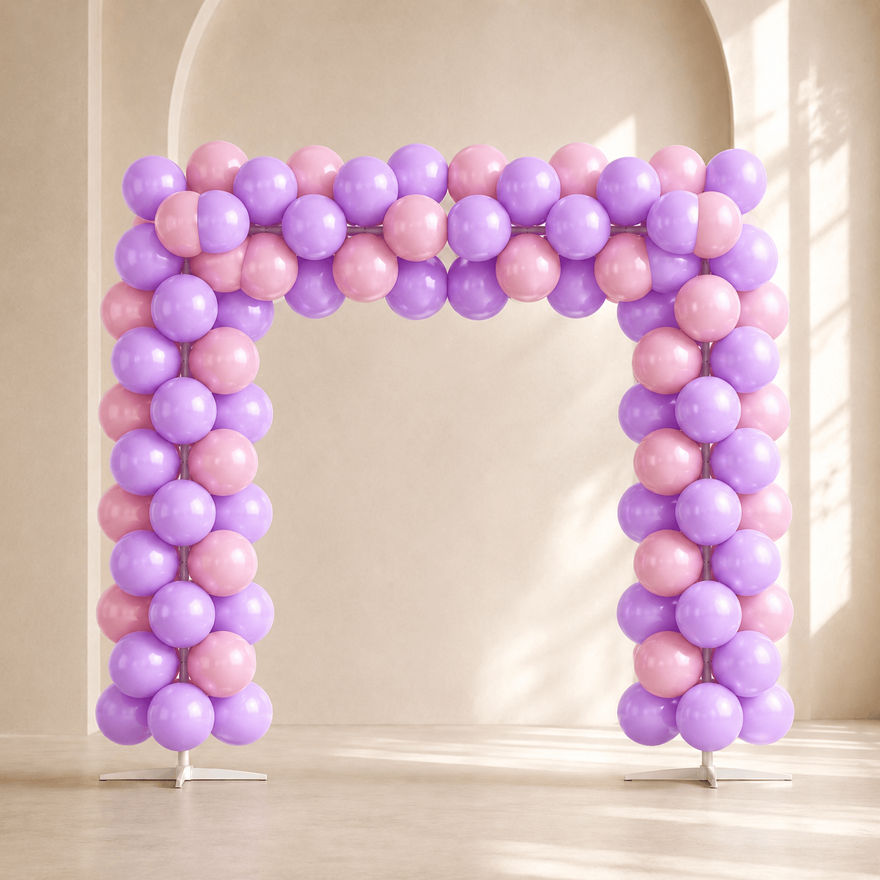 Pink Birthday Bash Balloon Arch Decoration Set
