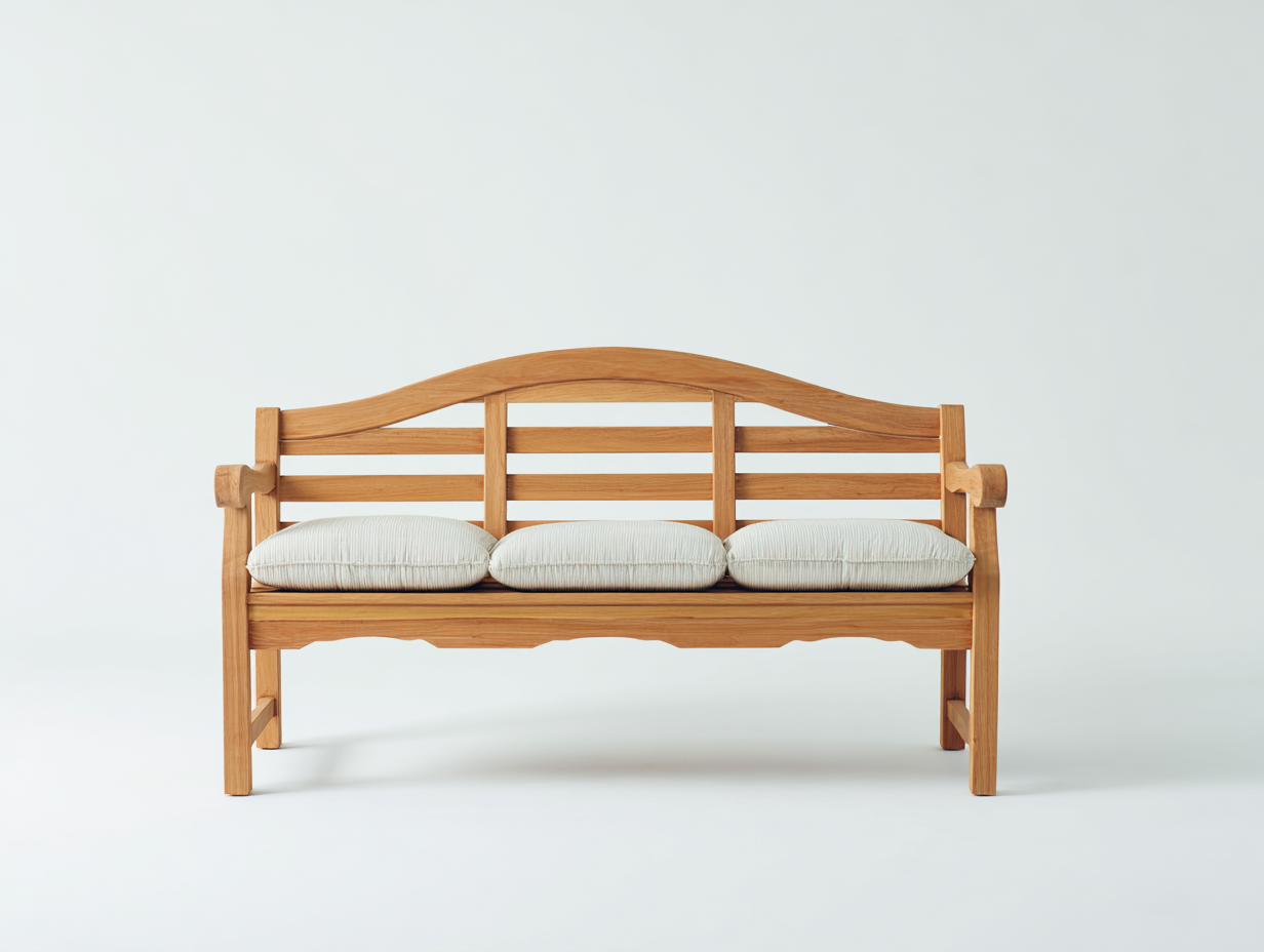Panche da giardino in legno 160x61x88 cm - naturale e crema - stile classico per giardino e terrazza-Misaiahaus