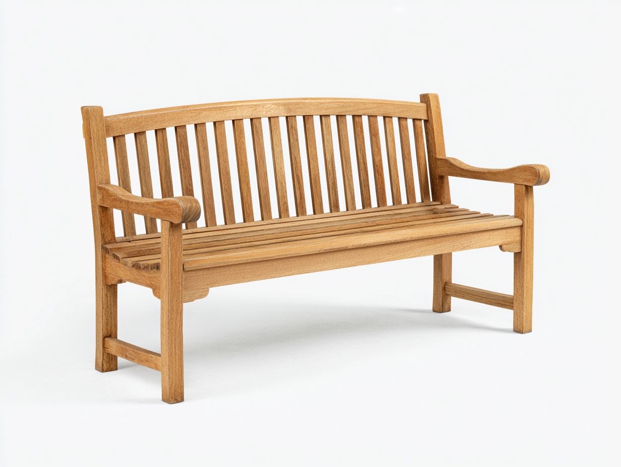Panche da giardino in legno 156x63x90 cm - naturale - stile classico per giardino e terrazza-Misaiahaus