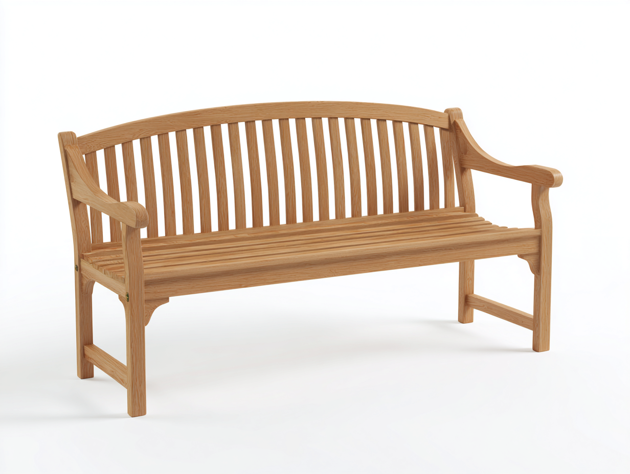 Panche da giardino in legno 168x59x91 cm per giardino - legno naturale - design classico-Misaiahaus