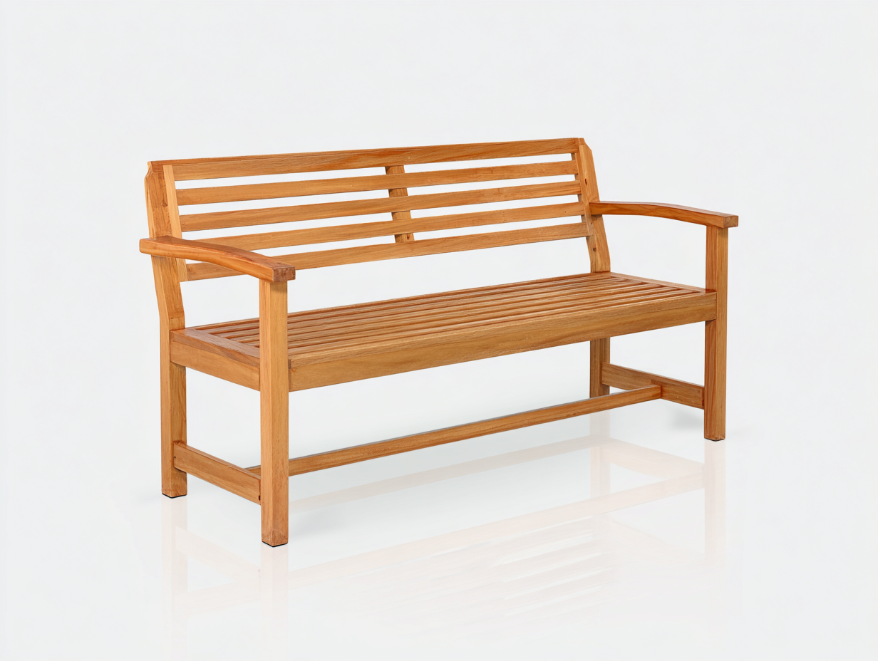 Panche da giardino in legno 165x60x86 cm - naturale - stile classico naturale per giardino e terrazza-Misaiahaus