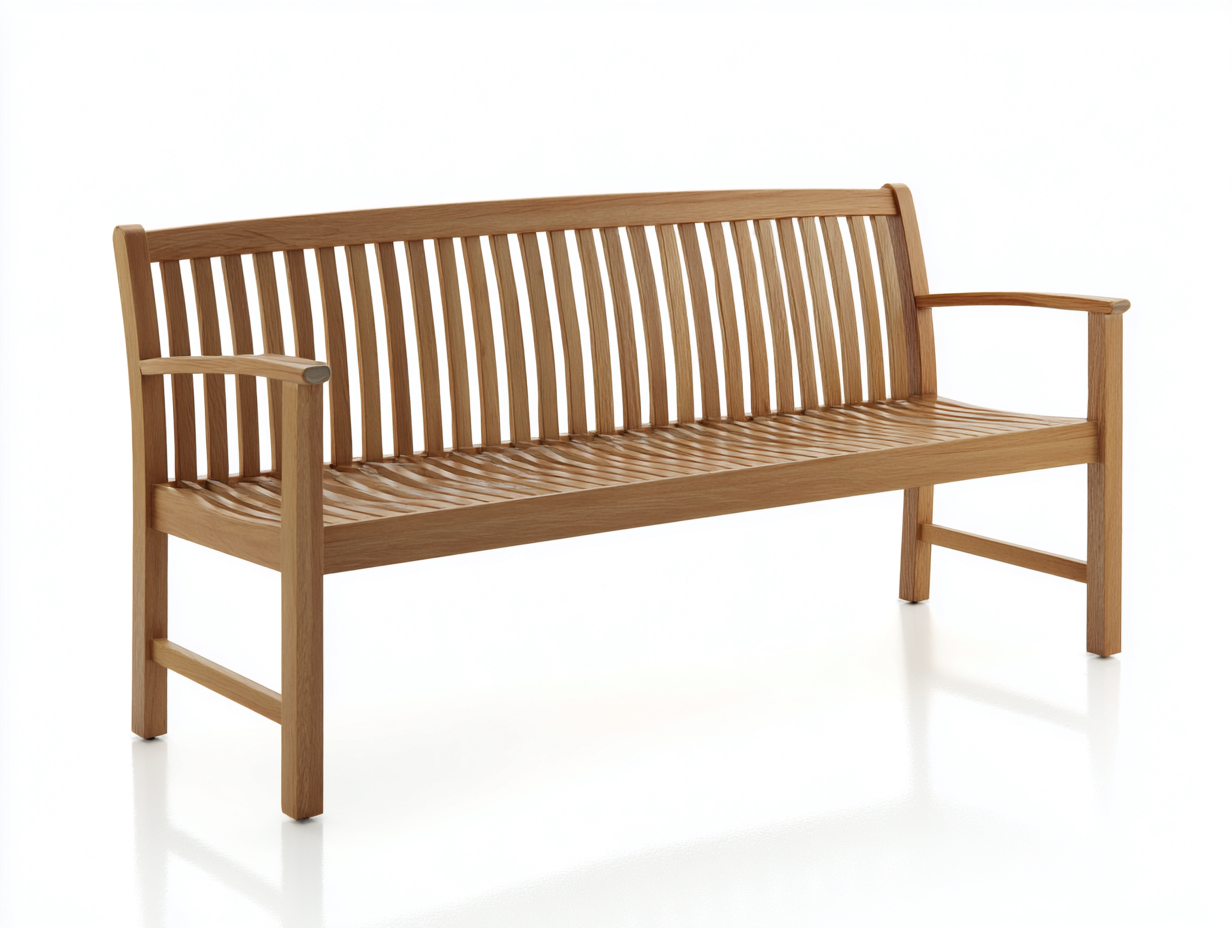Panche da giardino in legno 172x60x88 cm per giardino - legno naturale - design classico-Misaiahaus