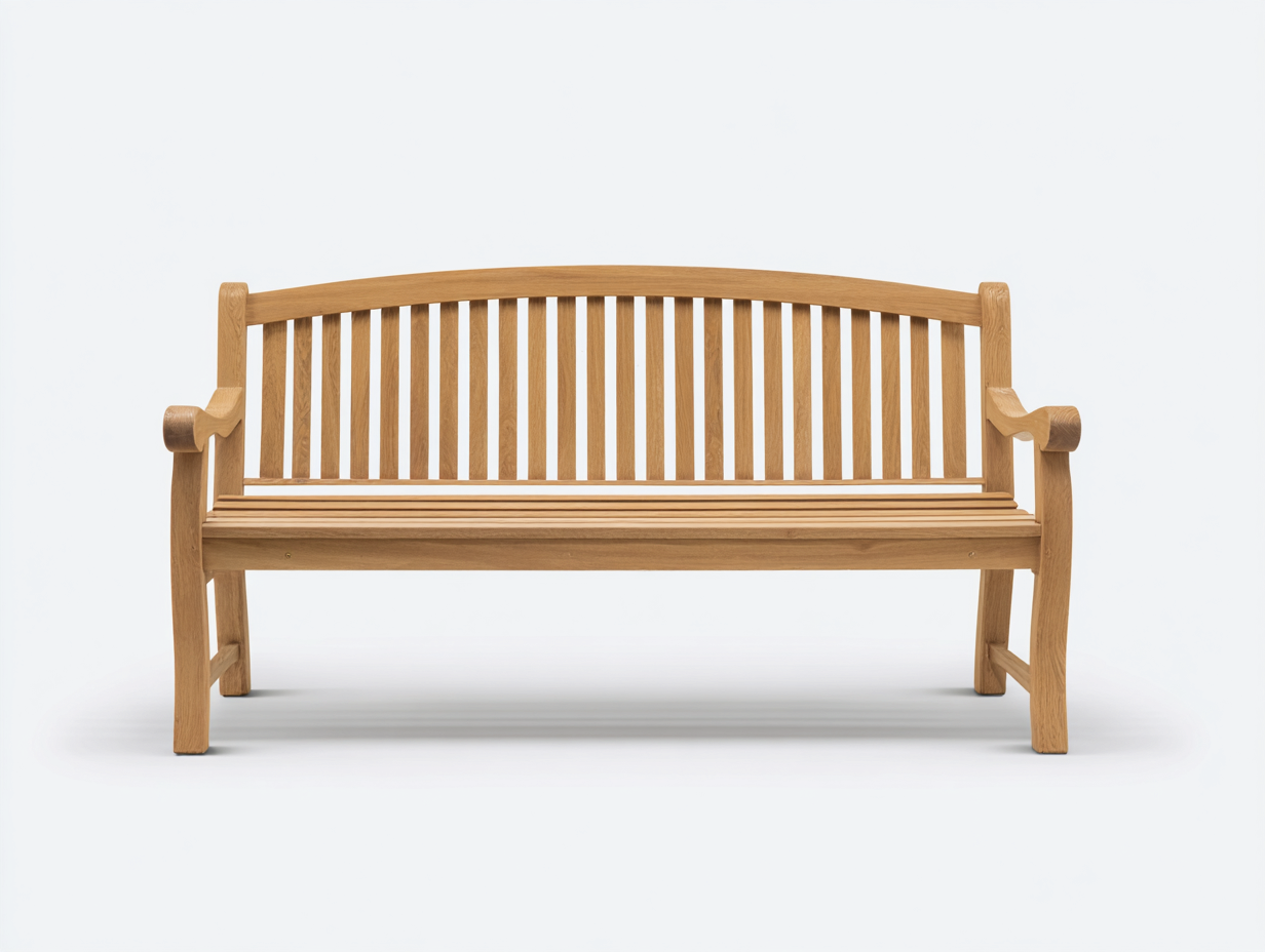 Panche da giardino in legno 158x64x91 cm - naturale - stile classico per giardino e terrazza-Misaiahaus
